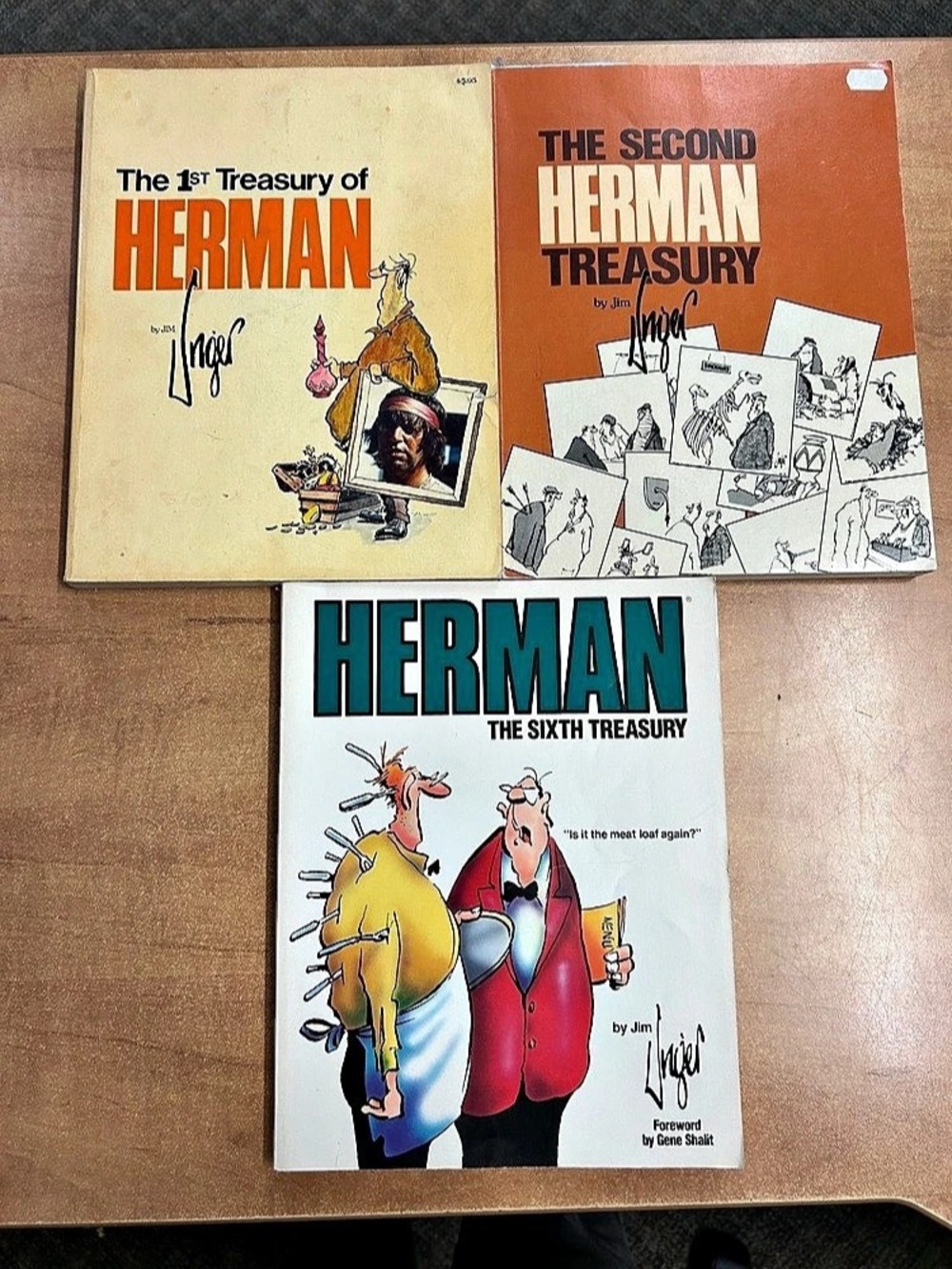 Andrews and McMeel The 1st Treasury of Herman / The Second Herman Treasury /++